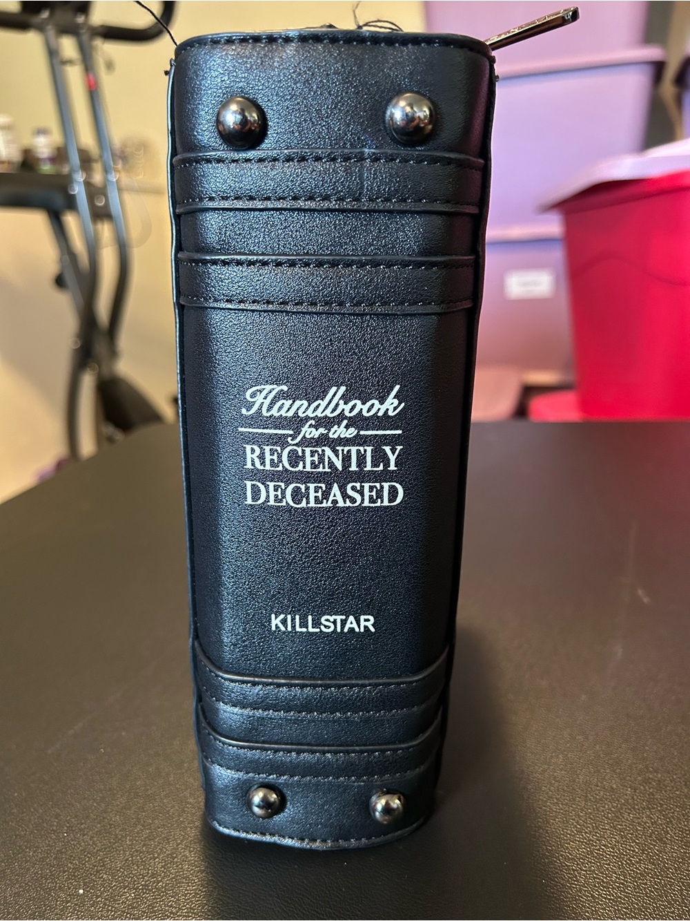 Killstar Black 'Handbook for the Recently Deceased' Book-Style Handbag - Picture 5 of 9